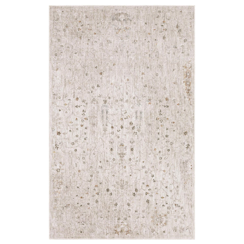 Oriental Weavers Avalon Machine Woven Area Rug - AVA01-3'2" x 5' - in Ivory/Beige - Traditional Style Bedroom, Bathroom, Entryway Rug