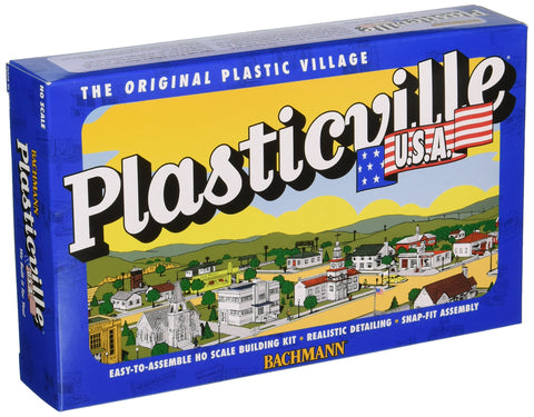 Bachmann Trains - PLASTICVILLE U.S.A. BUILDINGS – CLASSIC KITS - CAPE COD HOUSE - HO Scale