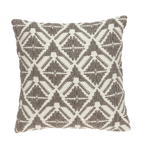Parkland Collection Karim Transitional Beige Throw Pillow