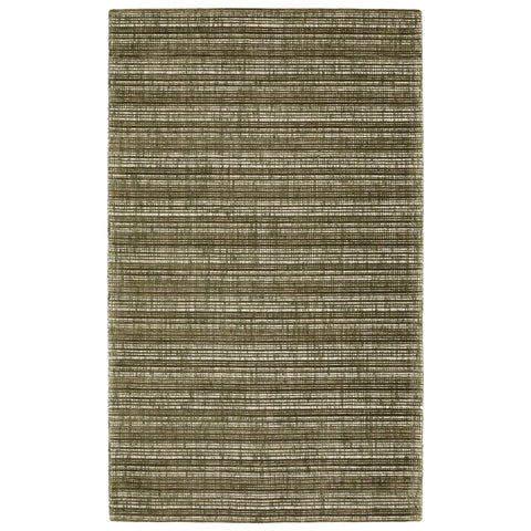 Oriental Weavers Circa Hand-Made Wool Blend Area Rug - CIR07-10' x 13' - in Green/Ivory - Modern Industrial Style, Hand-Made Wool Blend Rugs, Family, Dining, Living Room Rug