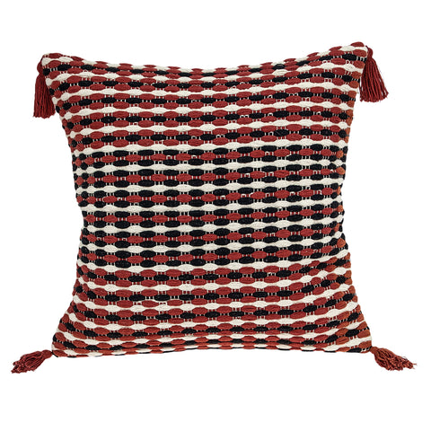 Parkland Collection Dafne Transitional Multicolored Pillow Cover with Poly Insert