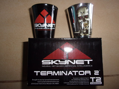 Terminator 2 Shot Glass 2-Pack