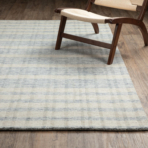 Oriental Weavers Thatcher THA06 - Hand-Loomed Area Rug - 5' x 8' - in Beige/Blue - Scandinavian Style Bedroom, Bathroom, Entryway, Kitchen Rug