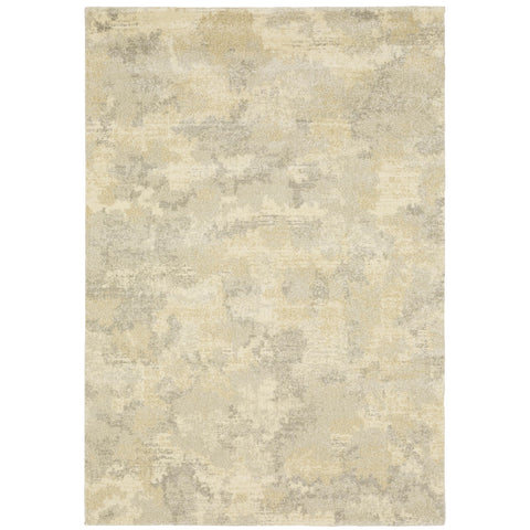 Oriental Weavers Astor Area Rug - 2268J - 5'3" x 7'6" - in Beige/Grey - Modern Style, Stain Resistant, Family and Pet Friendly, Bedroom, Office Rug