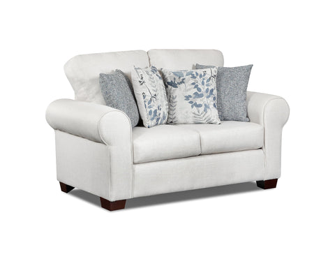 American Furniture Classics Model 8502-90 Deer Teal Lodge Tapestry Loveseat