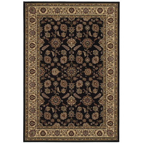 Oriental Weavers Ariana Area Rug - 271D3-4' x 6" - in Brown/Ivory - Vintage Inspired, Stain Resistant, Family and Pet Friendly, Entrway, Bedroom Rug