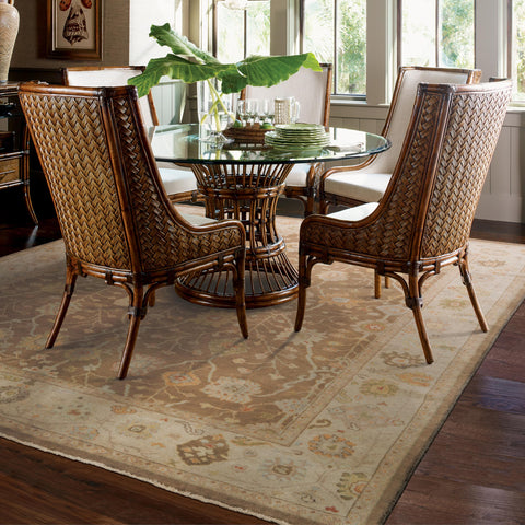 Oriental Weavers Palace Hand-Made Wool Area Rug - 10302-8' x 10' - in Brown/Beige - Vintage Inspired, Hand-Made Wool Rugs, Dining, Living Room Rug