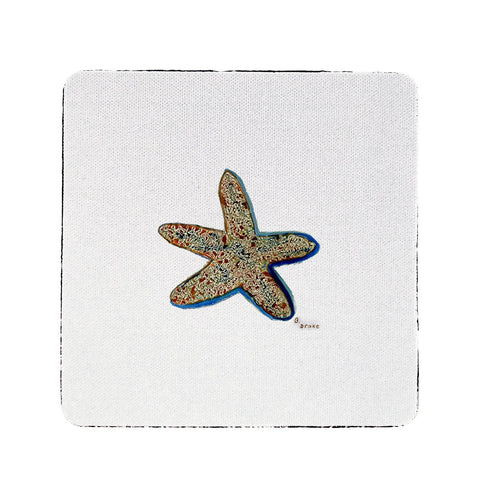 Betsy Drake CT604 Starfish Coaster, Set of 4