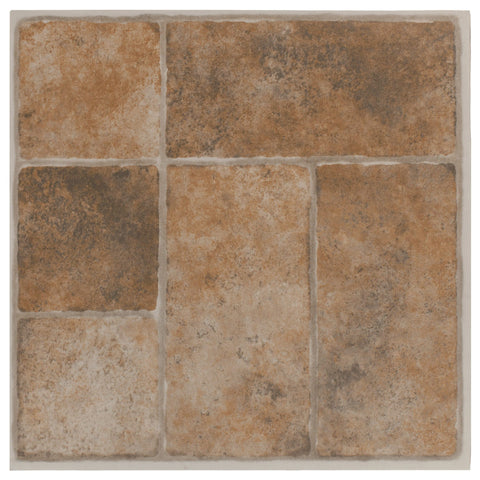 Nexus Self Adhesive 12-Inch Vinyl Floor Tiles, 20 Tiles - 12" x 12", Quartose Granite Pattern - Peel & Stick, DIY Flooring for Kitchen, Dining Room, Bedrooms & Bathrooms by Achim Home Decor