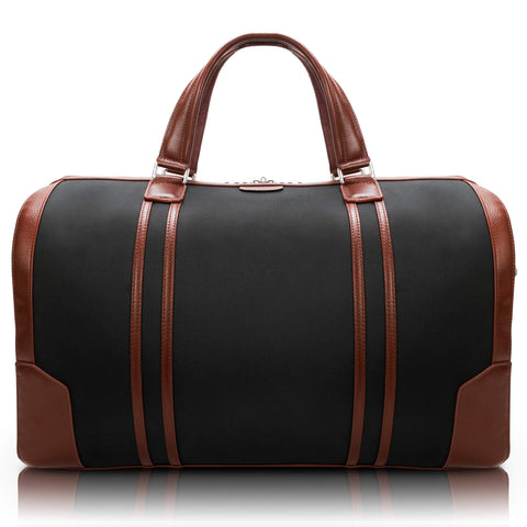 McKlein Kinzie, 20" Nylon, Two-Tone, Tablet Carry-All Duffel, Duffel Bags, Travel Duffel Bag, Weekender Bags, Overnight bags, Large Capacity Travel Bag Crossbody Bag