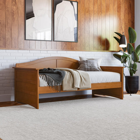 AFI, Acadia Wood Daybed Frame, Twin, Light Toffee