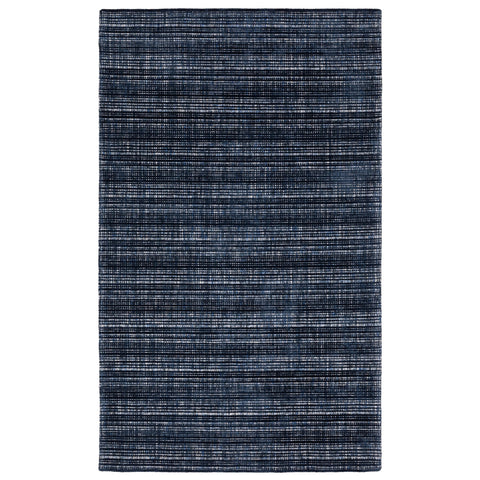Oriental Weavers Circa Hand-Made Wool Blend Area Rug - CIR06-10' x 13' - in Navy/Blue - Modern Industrial Style, Hand-Made Wool Blend Rugs, Family, Dining, Living Room Rug