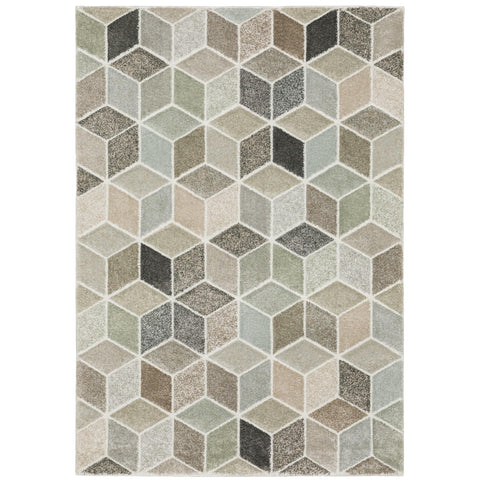 Oriental Weavers Cambria Area Rug - 083J2-9'10" x 12'10" - in Beige/Multi - Modern Style, Stain Resistant, Family and Pet Friendly, Family, Dining, Living Room Rug
