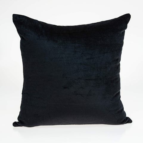 Parkland Collection Spano Black Solid Throw Pillow