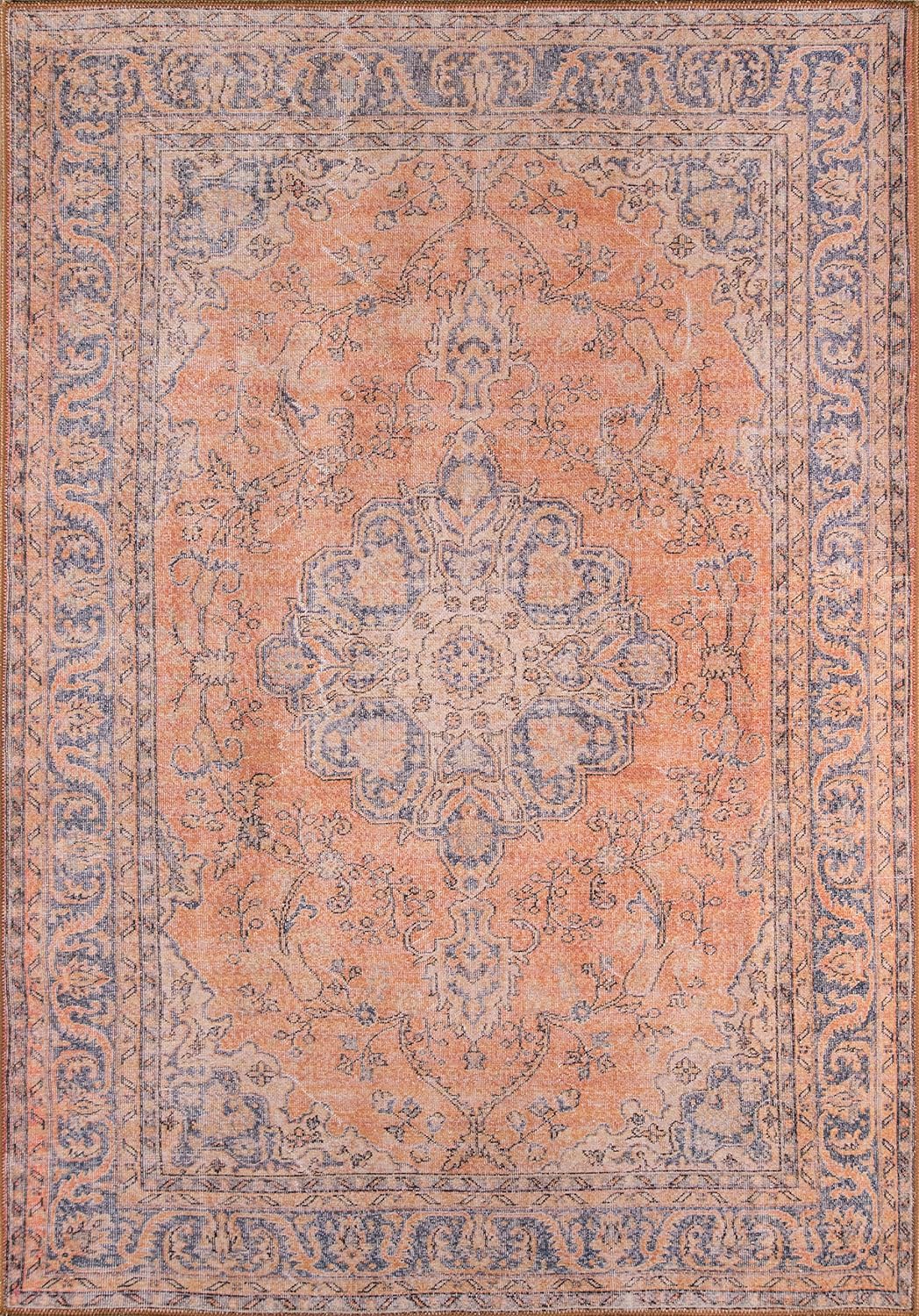 Momeni Afshar Polyester Area Rug, Copper, 10' X 14' (AFS11)