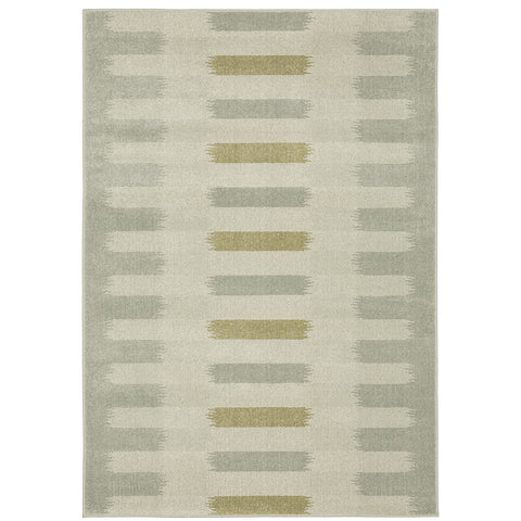 Oriental Weavers Branson Area Rug - BR09A - 9'10" x 12'10" - in Beige/Grey - Modern Style, Stain Resistant, Family and Pet Friendly, Family, Dining, Living Room Rug