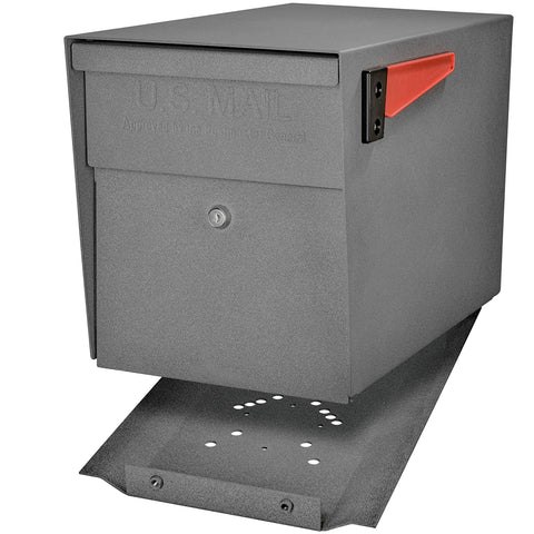 Mail Boss 7105 Curbside Locking Security Mailbox, Granite, 21 in. D x 11.125 in. W x 13.75 in. H