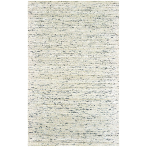 Oriental Weavers Lucent Hand-Made Wool Blend Area Rug - 45902-8' x 10' - in Solid Sand - Modern Style, Hand-Made Wool and Viscose Rugs, Dining, Living Room Rug