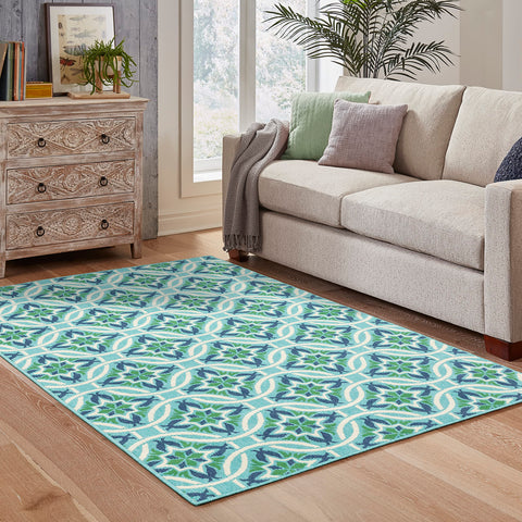 Oriental Weavers Meridian Area Rug, 2' x 3', Blue/Green