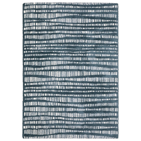 Oriental Weavers Galileo Area Rug - GAL01-9'10" x 12'10" - in Dark Teal/Ivory - Modern Industrial Style, Stain Resistant, Family and Pet Friendly, Family, Dining, Living Room Rug