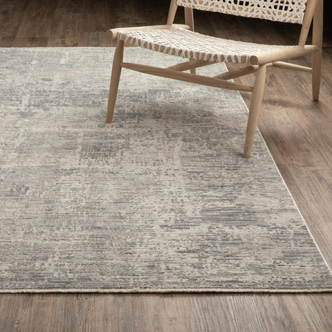 Oriental Weavers Soho Machine Woven Area Rug - SOH07-7'10" x 10'2" - in Grey/Blue - Contemporary Style Dining Room, Living Room, Family Room Rug