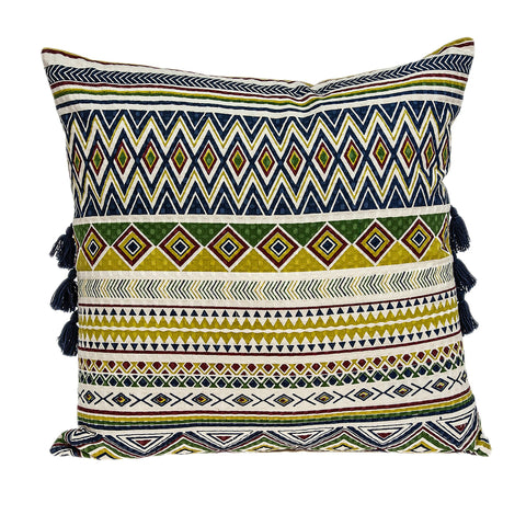 Parkland Collection Irisa Multicolor 20" x 20" Throw Pillow