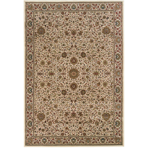 Oriental Weavers Ariana Area Rug - 172W3-10' x 12'7" - in Ivory/Green - Vintage Inspired, Stain Resistant, Family and Pet Friendly, Family, Dining, Living Room Rug