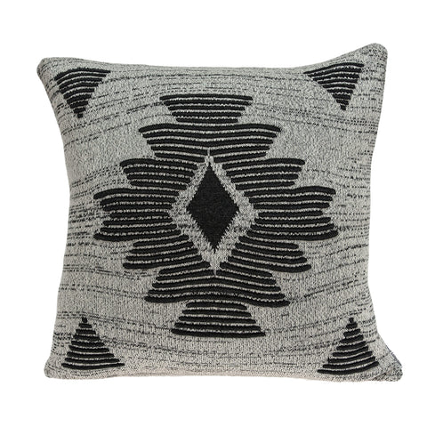 Parkland Collection Shosa Southwest Gray 20" x 20" Throw Pillow