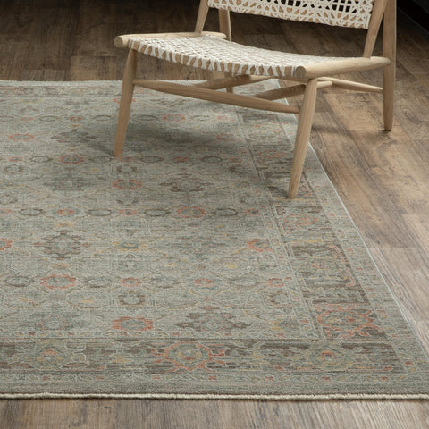 Oriental Weavers Keaton KEA10 - Machine-Woven Area Rug - 2'3" x 7'6" - in Beige/Multi - Traditional Style Hallway, Entryway, Kitchen, Bathroom Rug