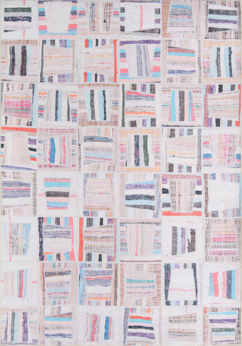 Momeni Rugs Afshar Traditional Patchwork Area Rug x, 2'0" x 3'0", Multicolor