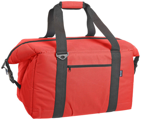 NorChill 48 Can Voyager Series Insulated Soft Sided Cooler Bag, Red