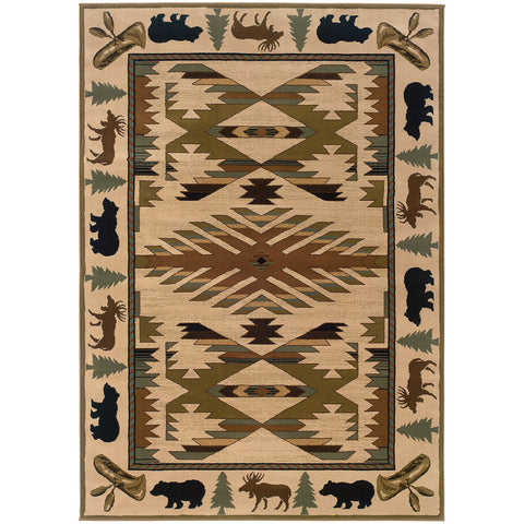 Oriental Weavers Hudson 1072A Area Rug, 1'10" x 3'3", Ivory