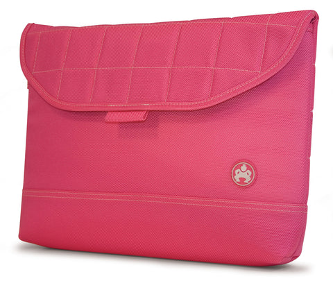 Mobile Edge Sumo 15-Inch Nylon Fabric Laptop Sleeve Carrying Bag, Compatible with MacBook 15 Inch, Compatible with MacBook Pro 15 Inch and 15.4 Inch PC Laptops, Pink, SUMO88523