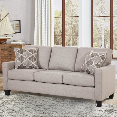 American Furniture Classics Model 8-040M-A329V6 Moroccan Series Sofa Sleeper with Two Accent Pillows