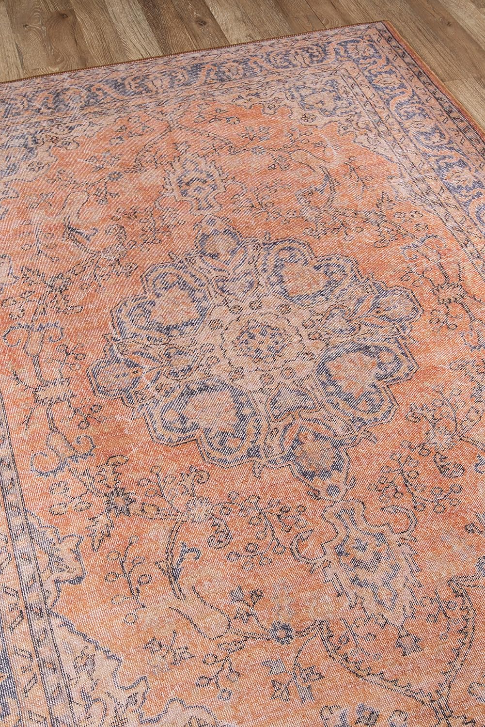 Momeni Afshar Polyester Area Rug, Copper, 10' X 14' (AFS11)