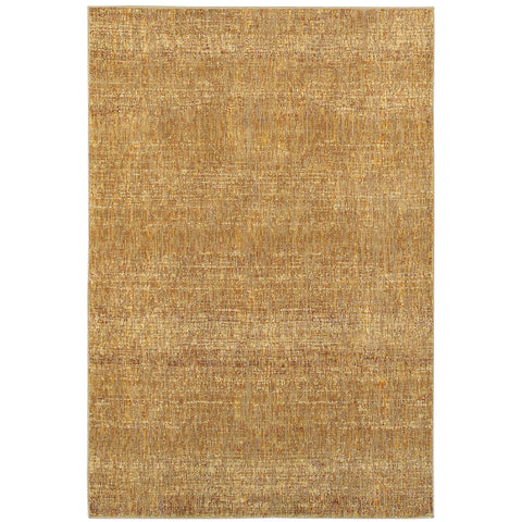 Oriental Weavers Atlas Area Rug - 8033R - 10' x 13'2" - in Gold/Multi - Soft Modern Style Area Rug, Stain Resistant, Family and Pet Friendly, Family, Dining, Living Room Rug