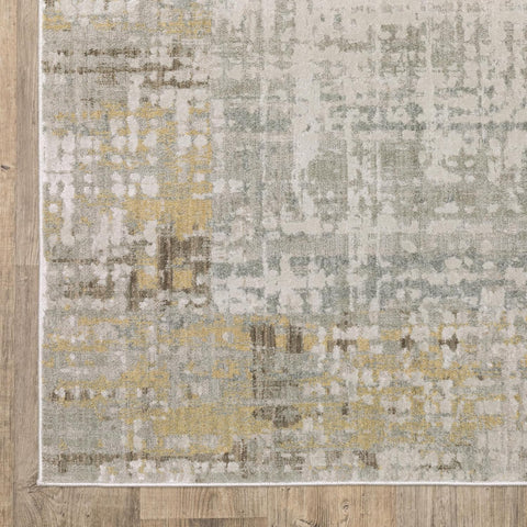 Oriental Weavers Mallory Area Rug - MAL08-2'3" x 7'6" - in Beige/Multi - Contemporary Style, Stain Resistant, Family and Pet Friendly, Entryway, Hallway Runner Rug