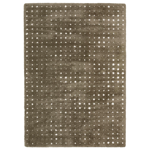 Oriental Weavers Galileo Area Rug - GAL03-2' x 3' - in Mink Brown/Ivory - Modern Industrial Style, Stain Resistant, Family and Pet Friendly, Entryway, Bathroom Accent Rug