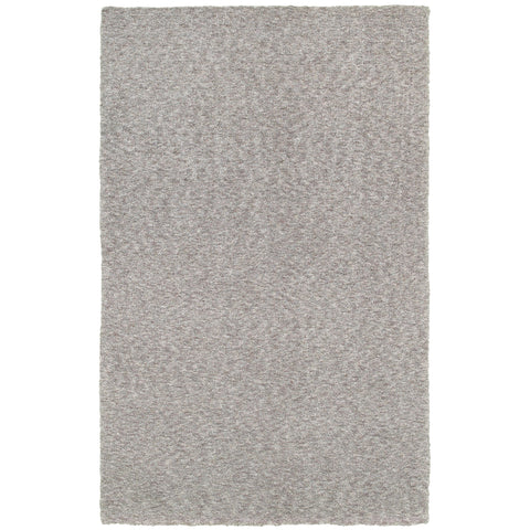 Oriental Weavers Heavenly Hand-Made Shag Area Rug - 73407-10' x 13' - in Grey - Plush Soft Shag, Modern Style, Hand-Made, Stain Resistant, Family, Dining, Living Room Rug