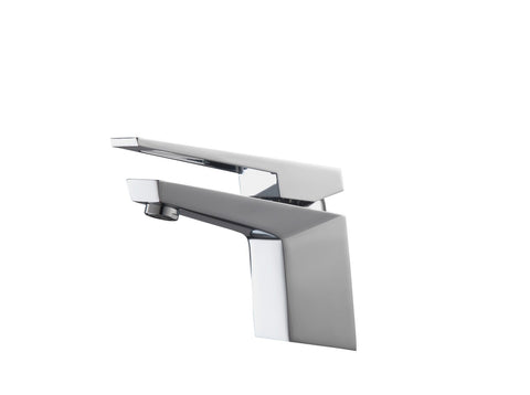 Kube AFB13CH Aqua Siza Single Lever Modern Bathroom Vanity Faucet - Chrome