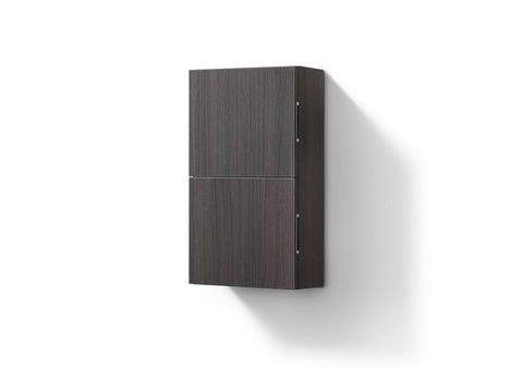 Bliss 14" Wide by 24" High Linen Side Cabinet With One Door in Gray Oak Finish
