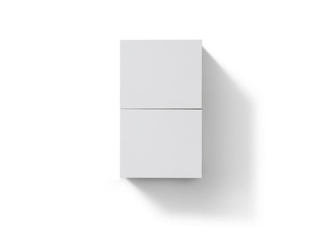 Bliss 14" Wide by 24" High Linen Side Cabinet,One Door in Gloss White Finish