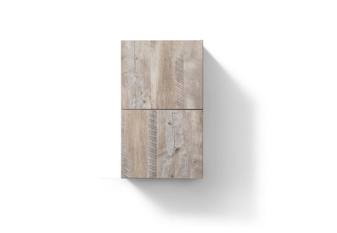14" Wide by 24" High Linen Side Cabinet With One Door in Nature Wood Finish