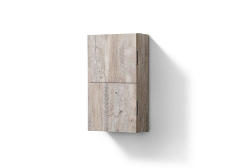 14" Wide by 24" High Linen Side Cabinet With One Door in Nature Wood Finish