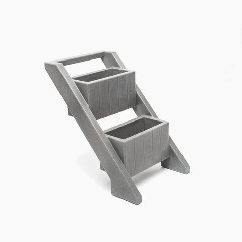 Angled Garden Bed - Dark Granite