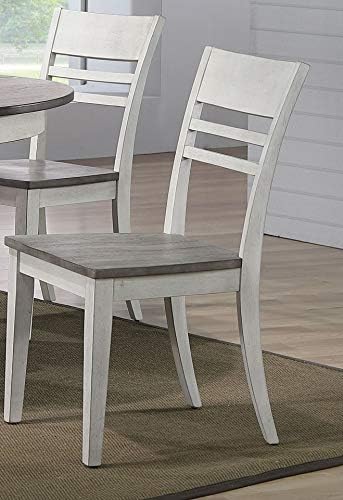 Iconic Furniture Company Chair, (Set of 2), Ash/Stormy White Antique