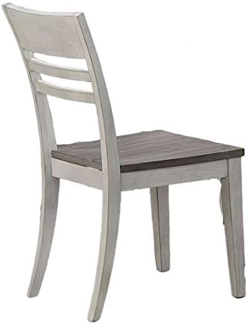 Iconic Furniture Company Chair, (Set of 2), Ash/Stormy White Antique