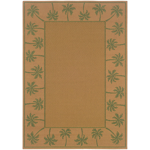 Oriental Weavers Lanai 606G6 Area Rug, 5'3" x 7'6", Beige