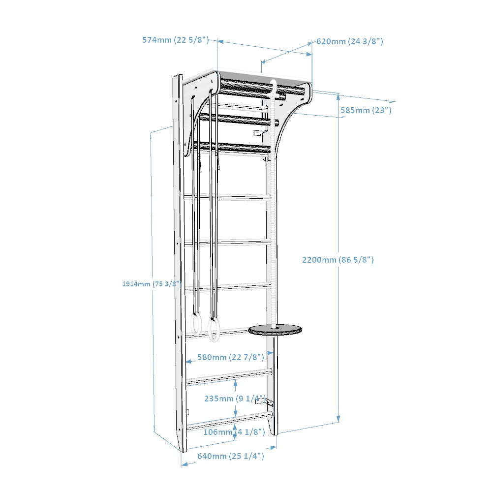 BenchK 112 + A204 wall bars