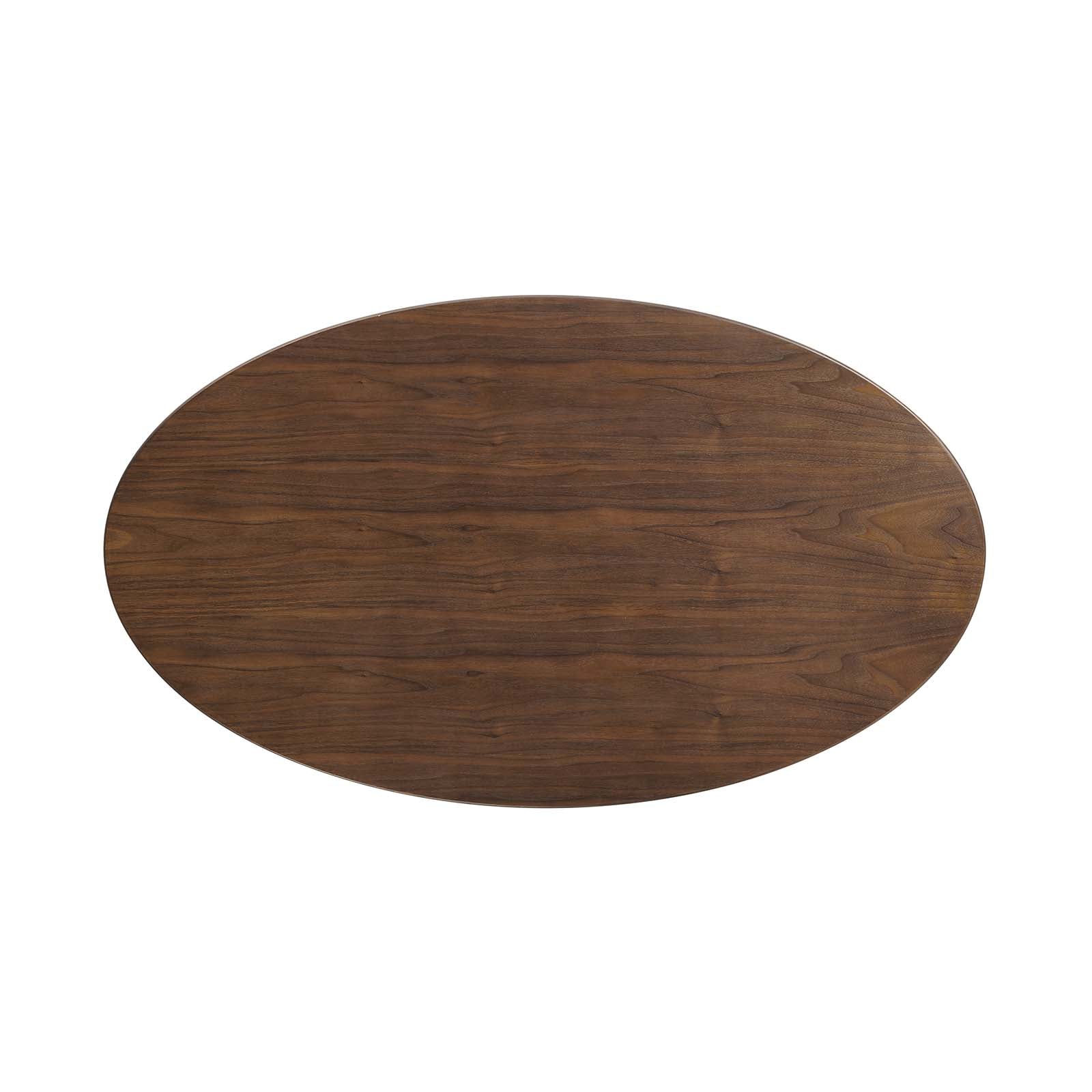 Lippa 48" Oval Wood Grain Dining Table